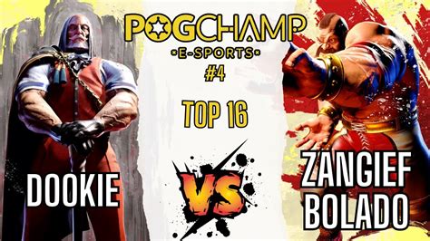 Sf6 👊 Dookie Jp Vs Zangief Bolado Zangief 👊 Pogchamp 4 Street