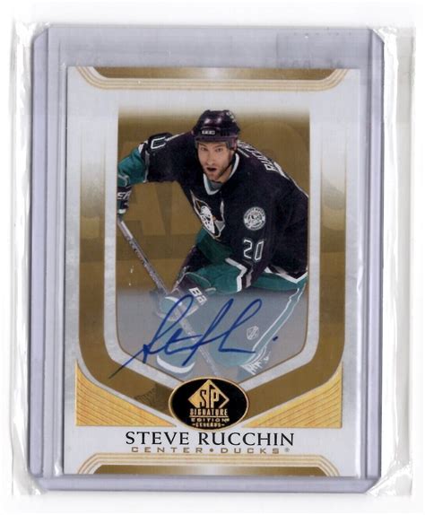 Sp Signature Edition Legends Gold Spectrum Foil Steve Rucchin