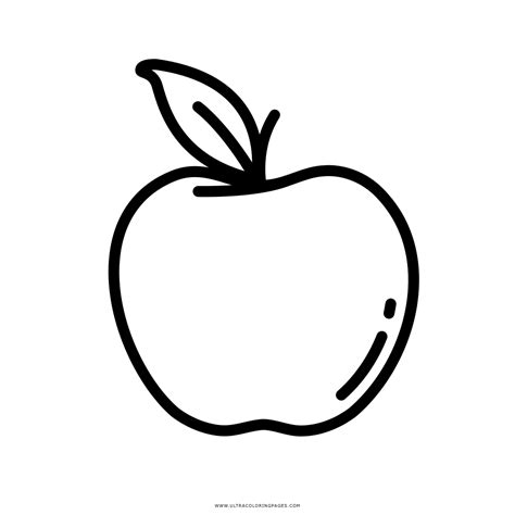 Dibujo De Manzana Para Colorear Ultra Coloring Pages