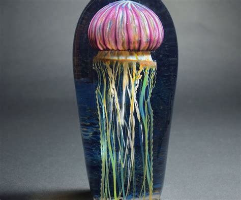 Realistic Glass Jellyfish Sculptures