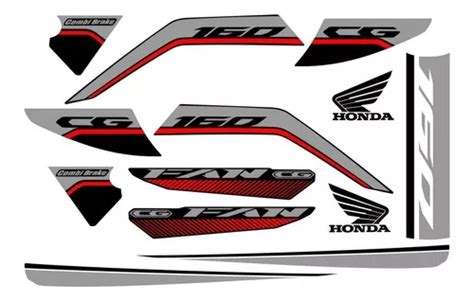 Adesivos Honda Titan Mod P Fan Personalizados