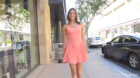 Smoking Hot Model Teasingly Poses In A Sexy Short Dress Before Going Nude And Naughty Using Her