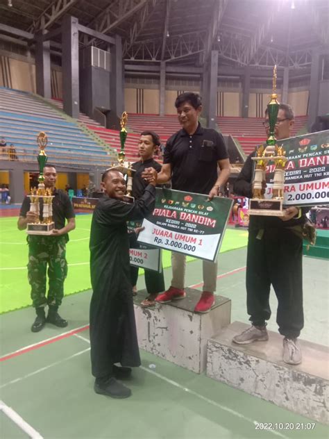 Persinas Asad Juara Umum Piala Dandim Kediri