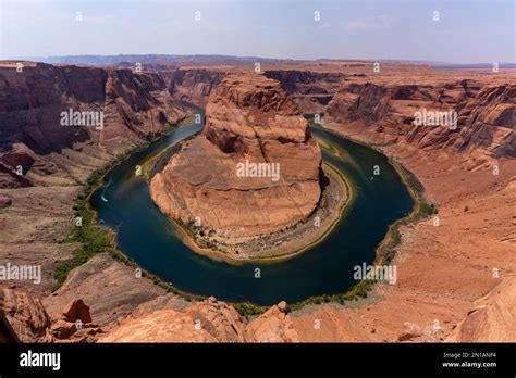 The Horseshoe Bend horseshoe-shaped incised meander of the Colorado ...