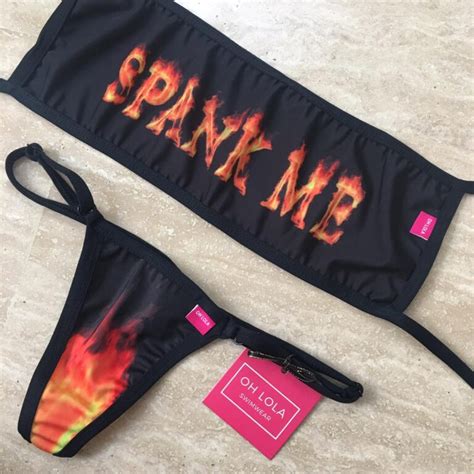Spank Bandeau Micro Bikini By Oh Lola Swimwear