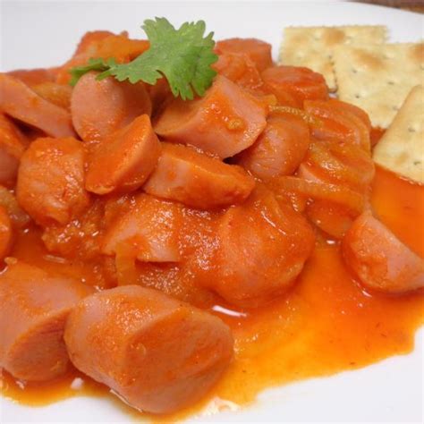 Salchichas enchipotladas - Web Recetas Oficial