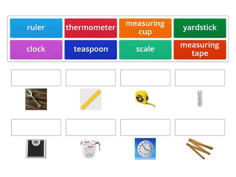 Measuring tools - Match up