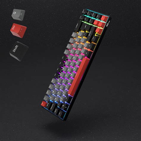 RK ROYAL KLUDGE RK71 2 4G Wireless ISO Layout Mechanical Keyboard 71 Keys RGB Backlit Hot