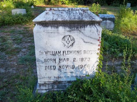 Dr William Flemming Baylis Homenaje De Find A Grave