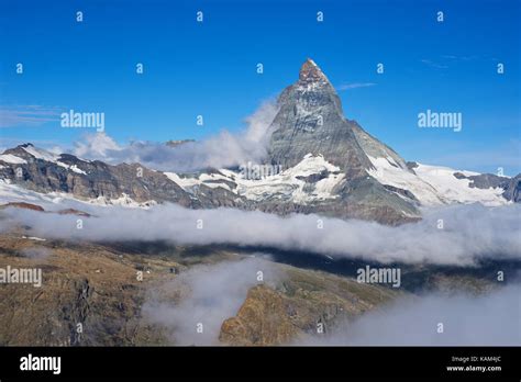 View of Matterhorn from Gornergrat Stock Photo - Alamy