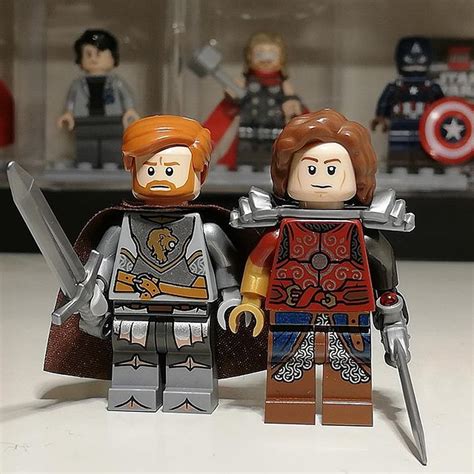 Lego Star Wars Purist Medieval Anakin And Obi Wan I Based These Figures