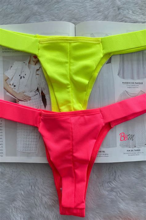 Calcinhas Fio Dental Duplo Sexy Duda Lingerie Confortável e Estilosa em Várias Cores