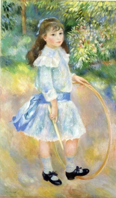 Niña con aro Pierre Auguste Renoir Análisis del Cuadro