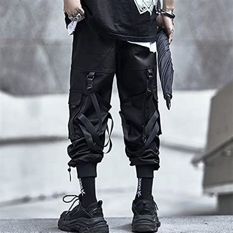 Xyxiongmao Pantalon De Jogging Tactique Cargo Hip Hop Harem Techwear