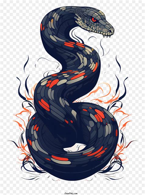 Dia Da Serpente Cobra Cobra Preta E Laranja Png Transparente Gr Tis