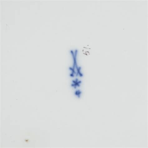 Tallrikar Sex Stycken Porslin Meissen Marcolinis Period Bukowskis