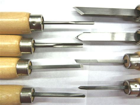 Wood Turning Tools: Eight-Piece Mini Lathe Tool Set