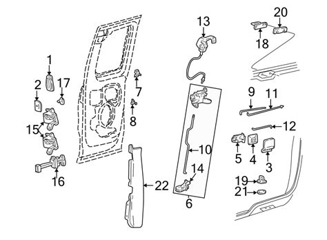 1998 Ford F 250 Door Latch Assembly F150 Wo Super Crew
