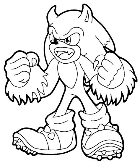 Imagem Do Sonic Para Colorir