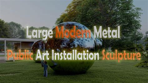 Large Modern Metal Public Art Installation Sculpture - YouFine Sculpture