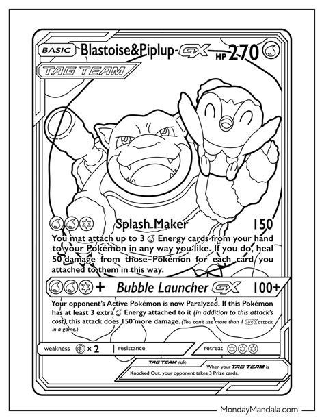 20 Blastoise Coloring Pages Free Pdf Printables