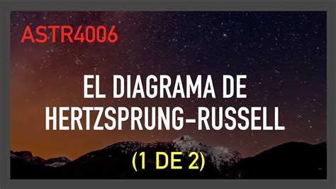 El Diagrama De Hertzsprung Russell 1 De 2 YouTube