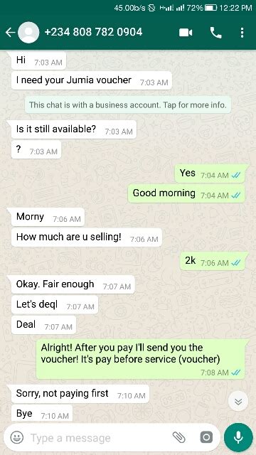 My Chat with a Scammer on Nairaland!! - Business - Nigeria