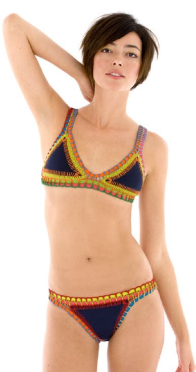 Kiini Swimwear Tasmin Bikini This Triangle Swimsuit Is A Combination