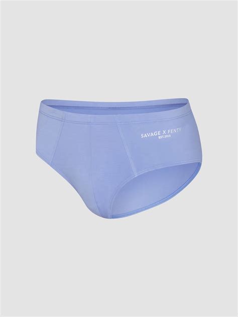 Homme Base Bikini Briefs In Blue Savage X Fenty