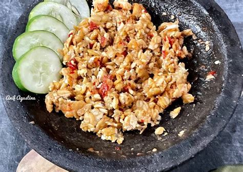 Resep Sambel Tempe Goang Oleh Anif Agustina Cookpad