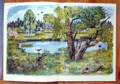 Весенний остров рисунок - 68 фото