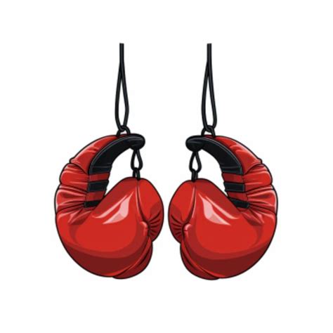 Guantes De Boxeo Rojos Png Foto Premium