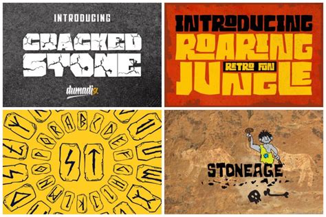 21 Realistic Stone Fonts To Give Your Designs a Rough, Edgy Look | HipFonts