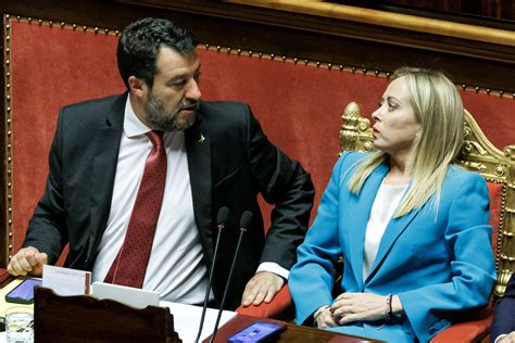 La Premier Stempera Salvini Alza I Toni Nel Governo Braccio Di Ferro