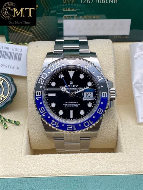 Rolex GMT Master II Batman Oyster Men S Watch Ref 126710BLNR One More