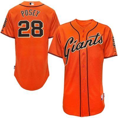 Buster Posey San Francisco Giants Youth #28 Majestic Replica Jersey ...