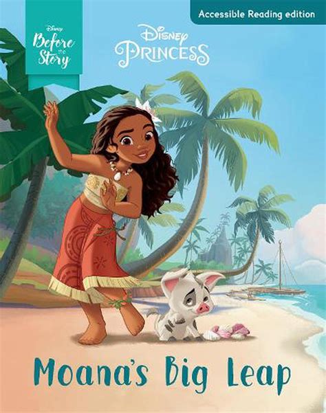 Moana S Big Leap Disney Dyslexia Friendly Edition Paperback