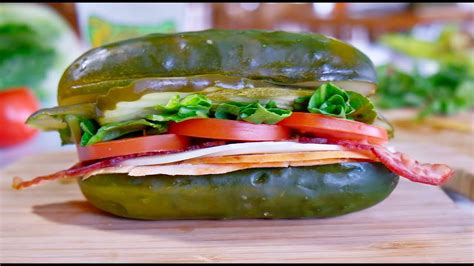 The Pickle Sandwich By Pickleman S Youtube