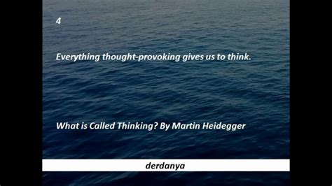 What Is Called Thinking By Martin Heidegger Youtube