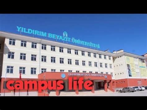 Ankara Yildirim Beyazit University Campus L Fe Youtube