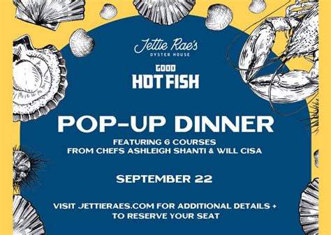 Collaborative Pop Up Dinner Good Hot Fish And Jettie Raes