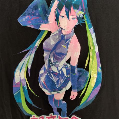 Hatsune Miku Vocaloid Graphic Tshirt From Hot Topic Depop