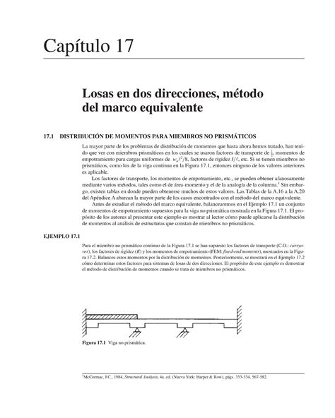 Diseño DE LOSA POR EL Metodo DE Marco Equivalente BY Mccormac Edicion