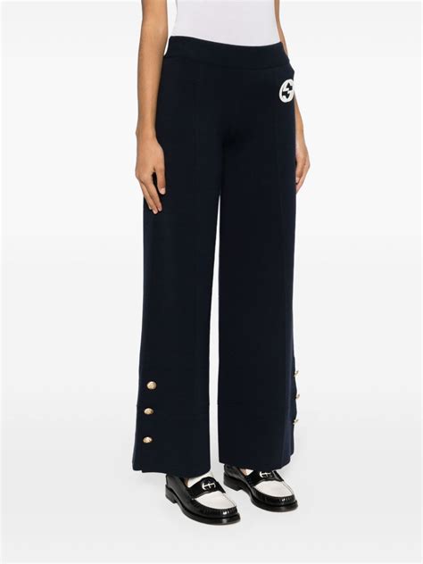 Interlocking G Wide Leg Trousers Gucci Eraldo