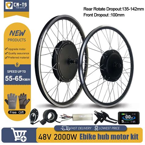 Kit De Convers O Bicicleta El Trica 48V 2000W 20 26 27 5 700C 28 29