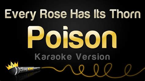 Poison Every Rose Has Its Thorn Karaoke Version YouTube