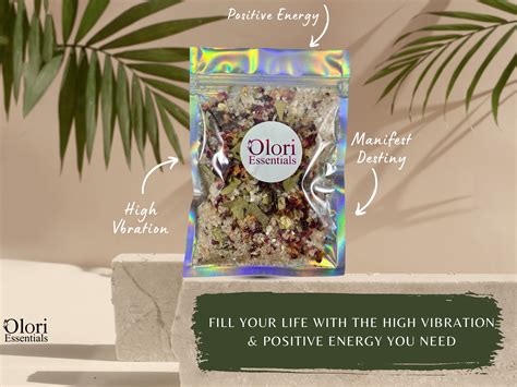 High Vibration And Positive Energy Salt Bath Kit Manifest Destiny Raise