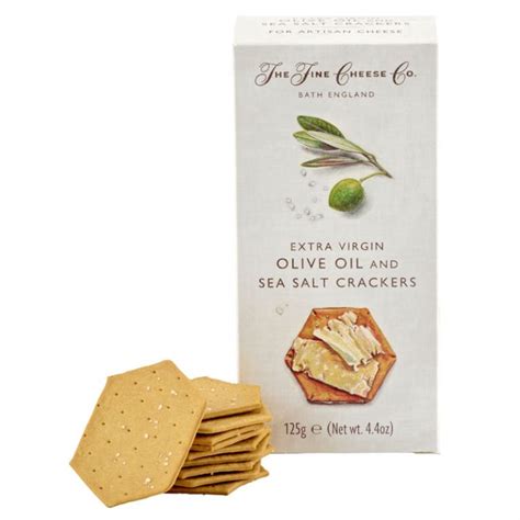 The Fine Cheese Co Extra Virgin Olive Oil And Sea Salt Crackers G