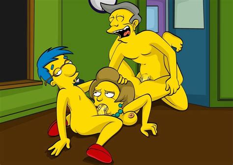 Edna Krabappel Simpsons Hentai