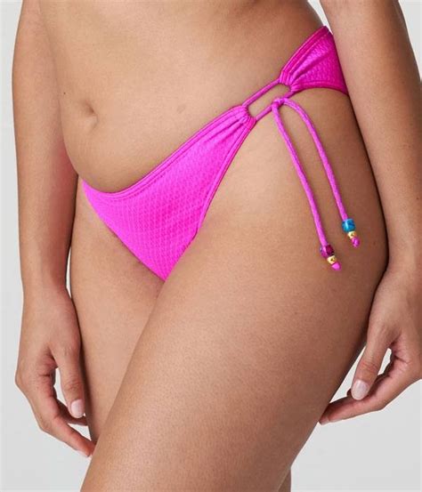 Braga de lazo bikini fucsia eléctrico Narta Primadonna Swim